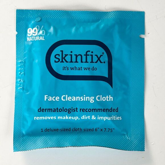 SkinFix Clean Skin Face Cleansing Wipes MakeUp Travel 3ct New - Picture 2 of 5